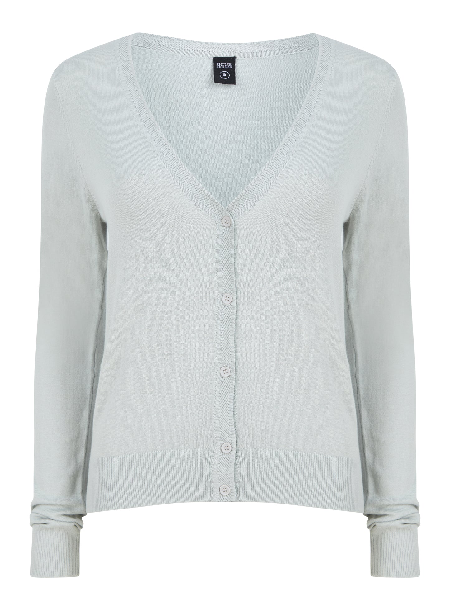 V Neck Button Up Cardigans Lightweight