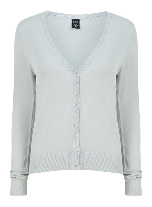 V Neck Button Up Cardigans Lightweight