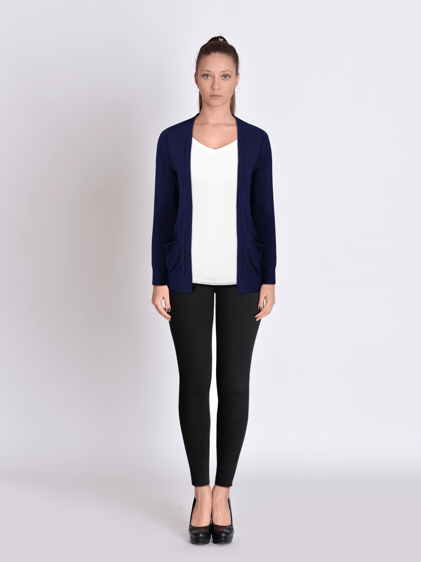 Women's Open Front Cardigan Sweater Lightweight